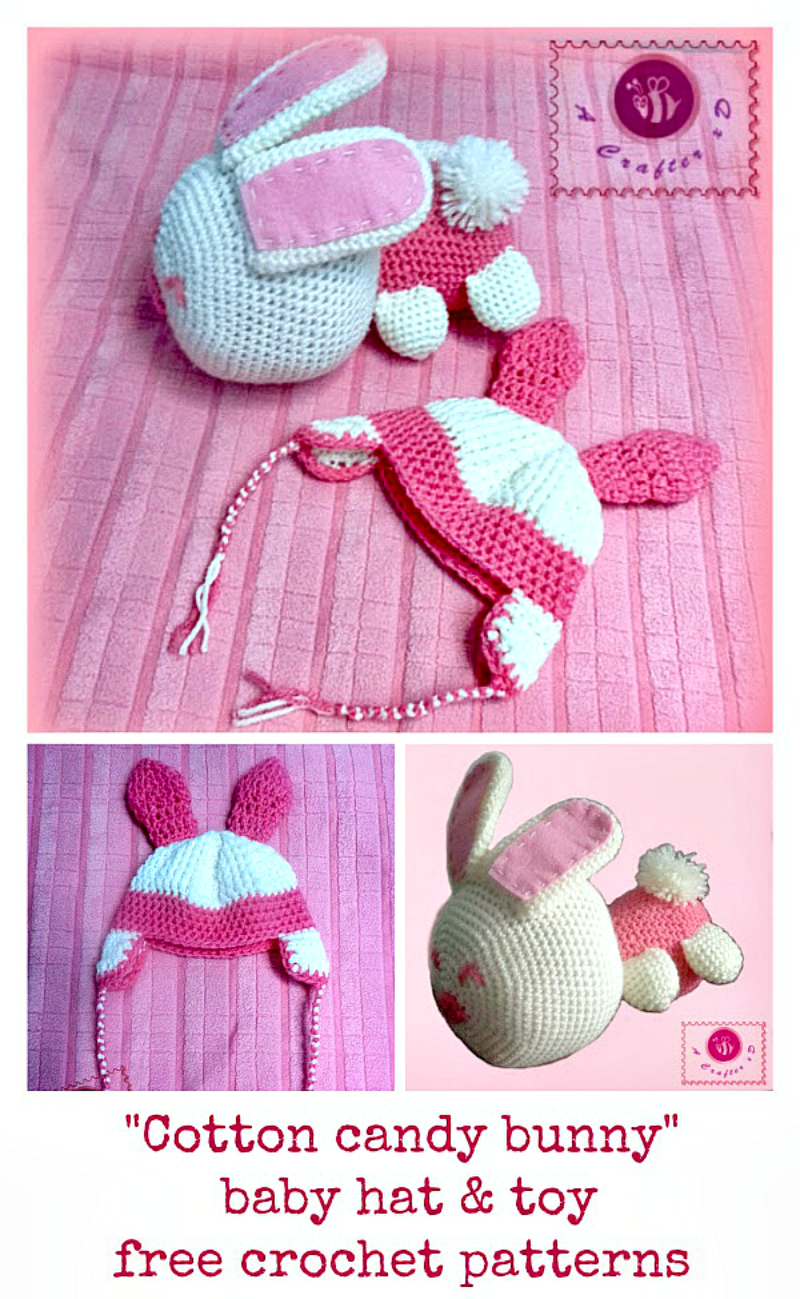 crochet bunny set