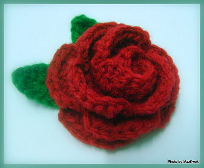 crochet rose free pattern
