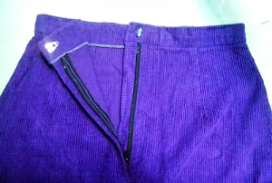 sewing skirt zipper