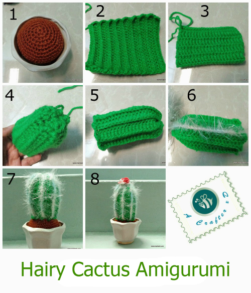 crochet cactus tutorial