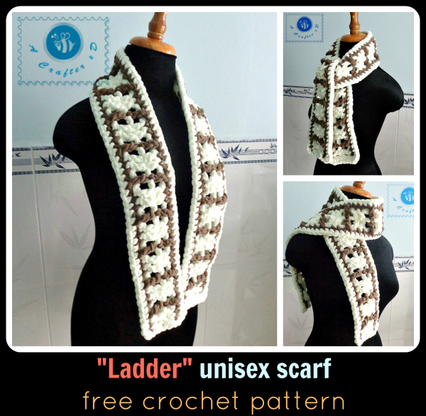crochet unisex scarf free pattern