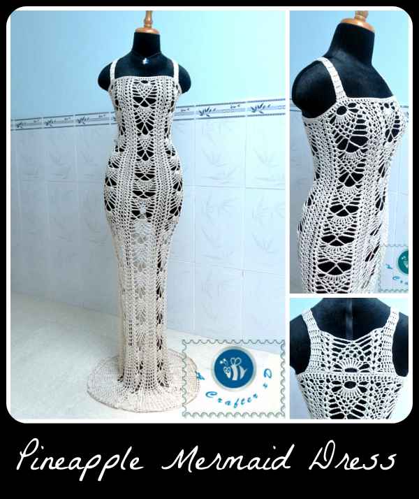 crochet mermaid dress 