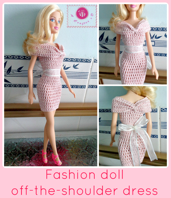 crochet dress for fashion doll
