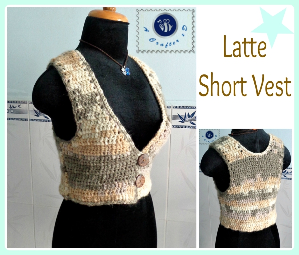crochet short vest