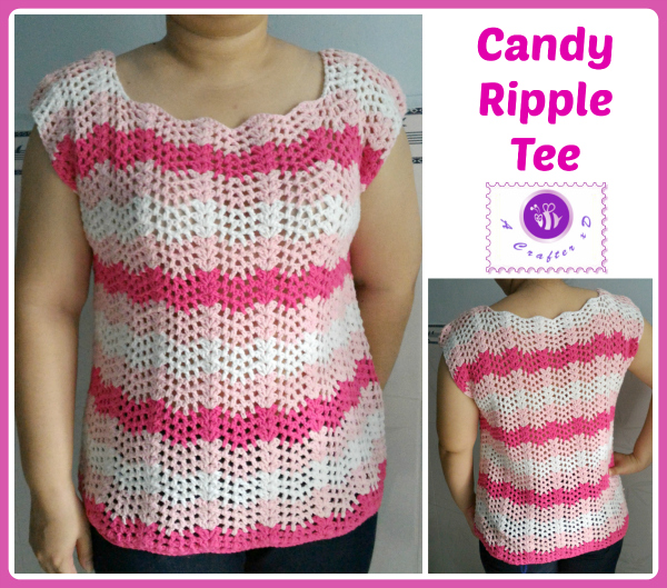 crochet ripple top free pattern