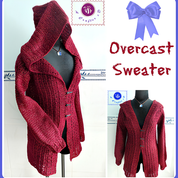 crochet hooded sweater
