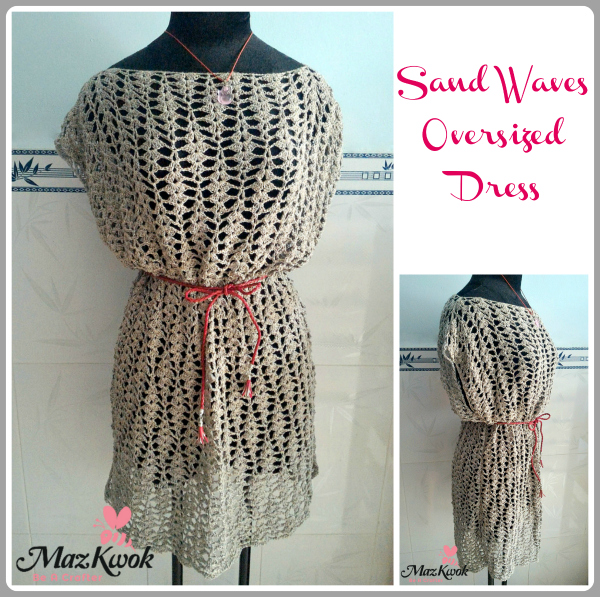 crochet oversized dress