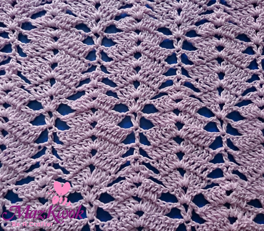 crochet leaf stitch