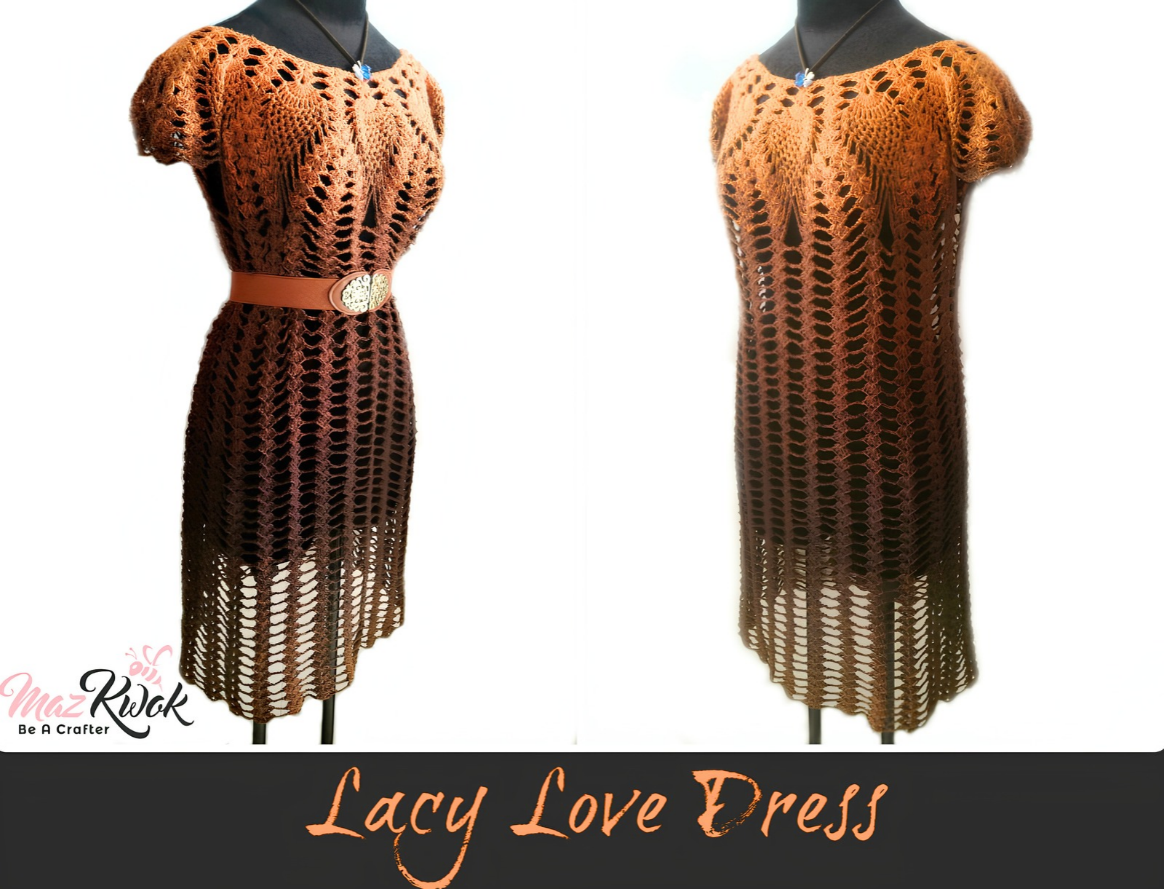 crochet lacy dress