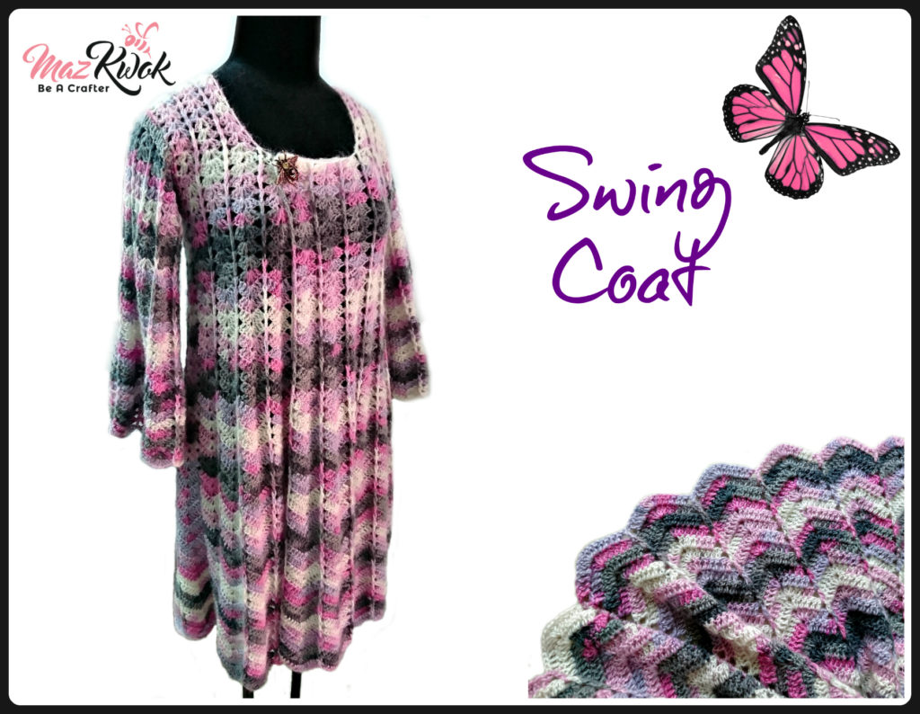 crochet swing coat