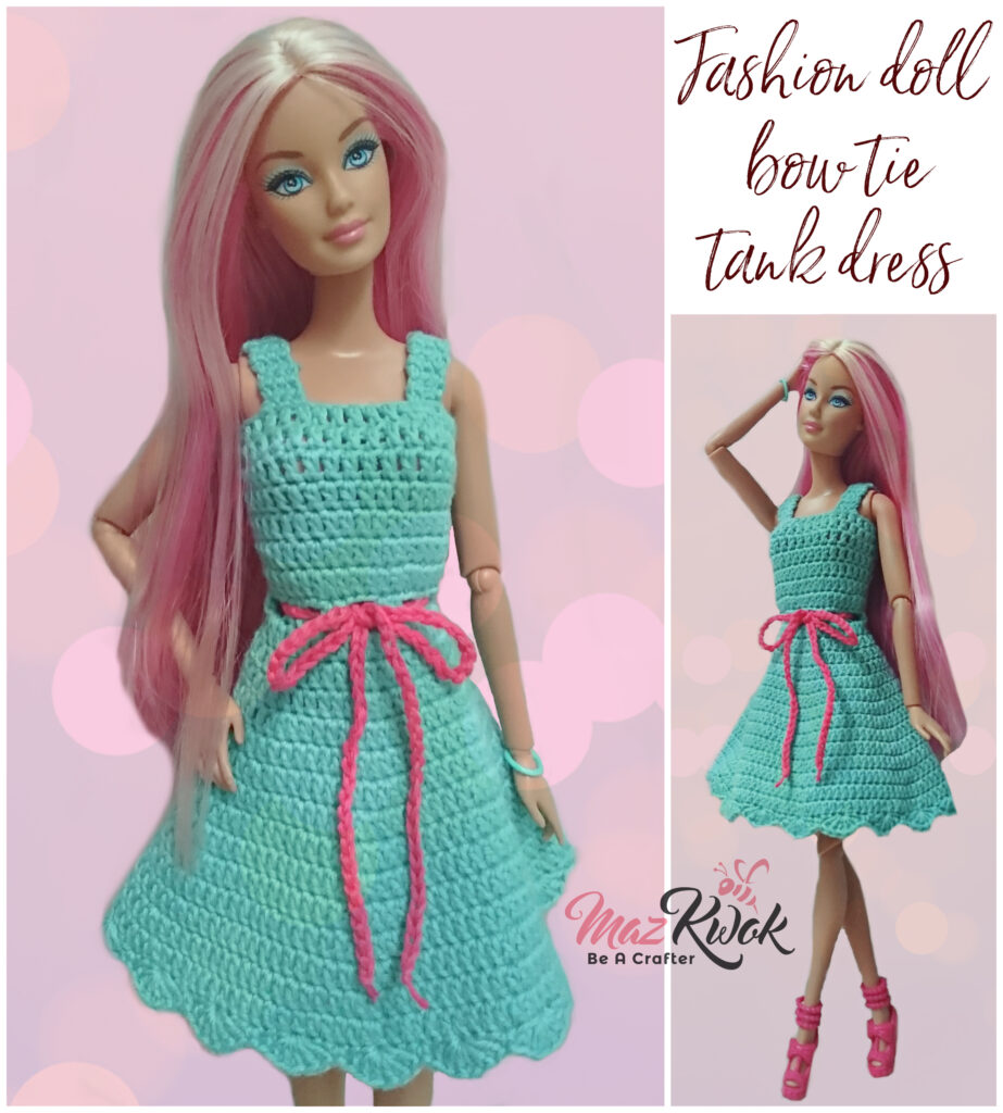 fashion doll tank dress